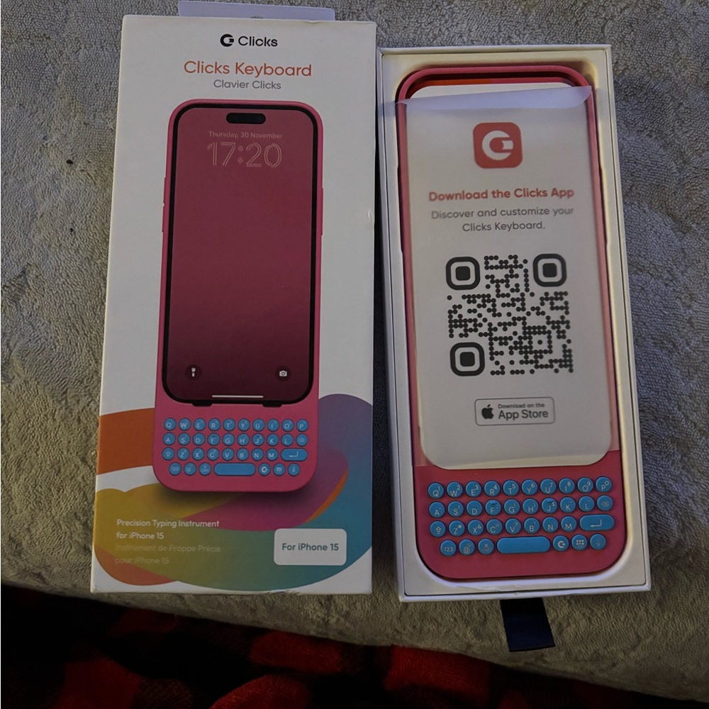 Clicks Keyboard for iPhone 15